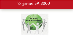 Norme ISO SA800-Exigence-sa8000